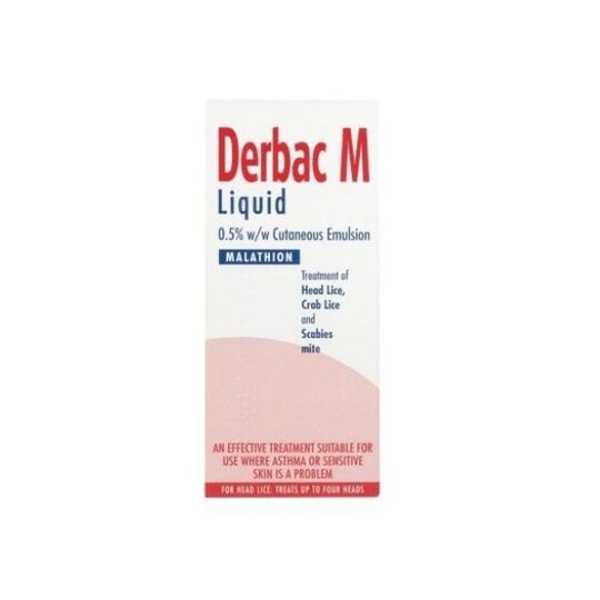 Derbac-M Liquid (150ml)-Pubic Lice image number null